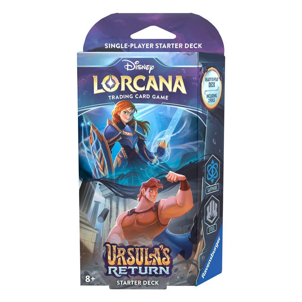Ravensburger Disney Lorcana TCG - Ursula's Return - Sapphire & Steel Starter Deck (EN)