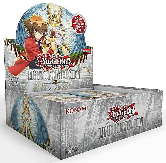 Konami Yu-Gi-Oh! TCG - Light of Destruction Unlimited Reprint - Booster Box (24 boosterů) (EN)