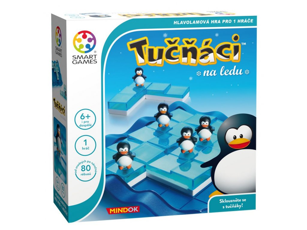 Mindok Tučňáci na ledu - hlavolamová hra - CZ