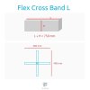 Elastické pásky Feldherr Flex Cross Band M,L,XL