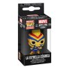 92524 Marvel Lucha Libre Funko klíčenka Captain Marvel (La Estrella Cósmica)