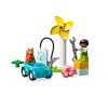 DUPLO® LEGO® Větrná turbína a elektromobil (10985)