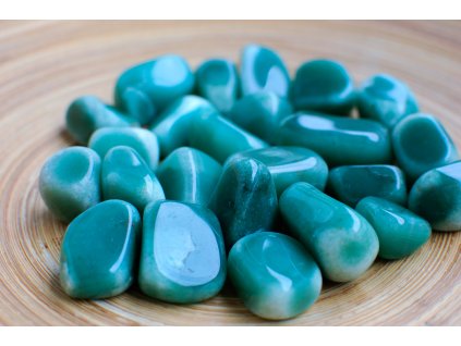 Avanturín zelenobílý velikost L