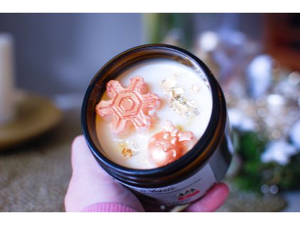 Sójová svíčka Šťastné a Veselé 250 ml