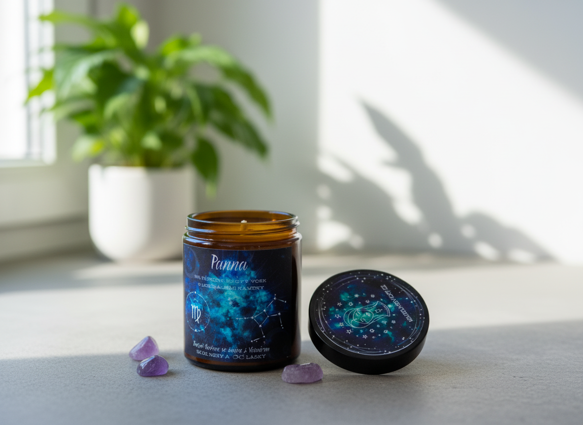 Astrologická sójová svíčka PANNA | 180ml