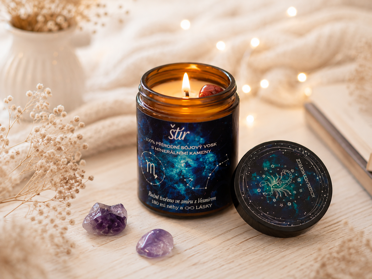 ASTROLOGY – astrologická sójová svíčka ŠTÍR 180 ml