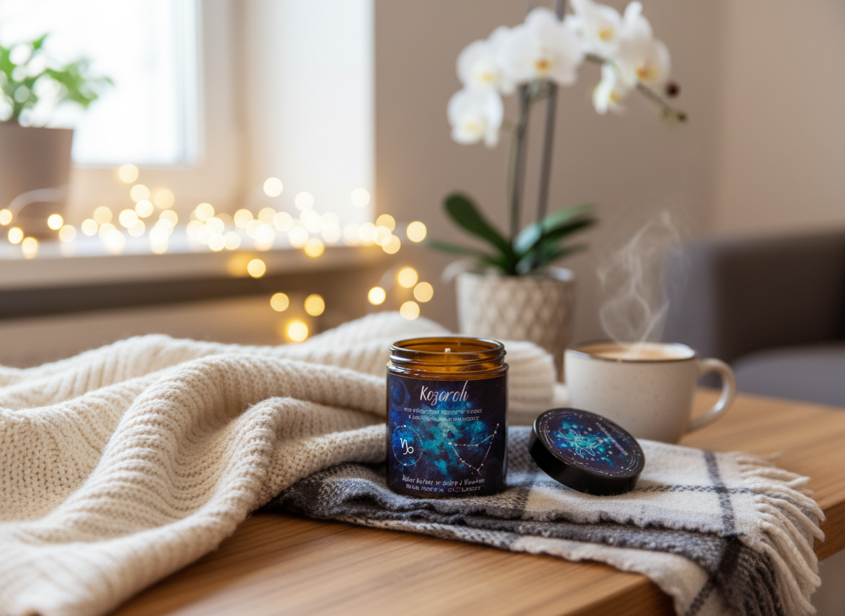 Astrologická sójová svíčka KOZOROH | 180ML