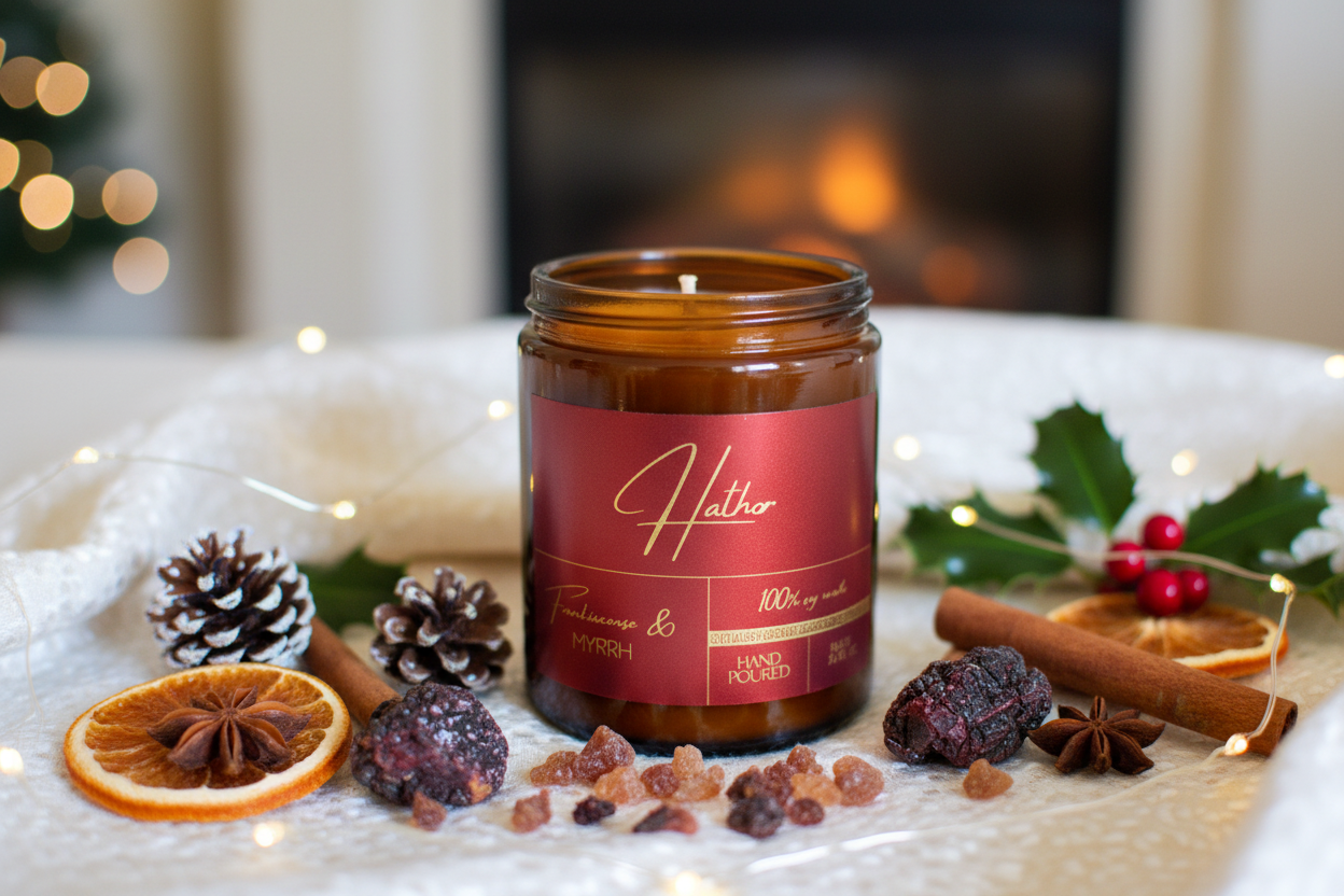 Sójová svíčka Hathor 180 ml