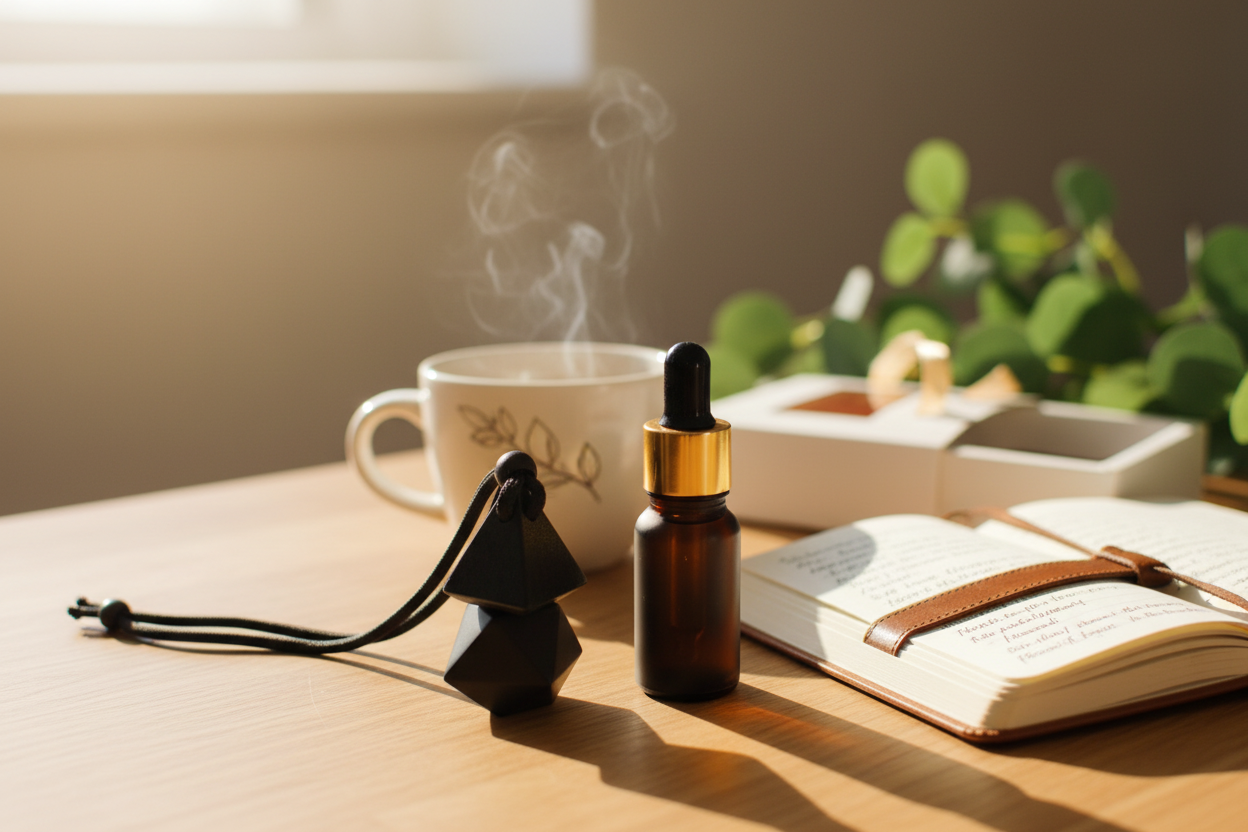 Dárkové balení vůně do auta HATHOR – Kadidlo & myrha