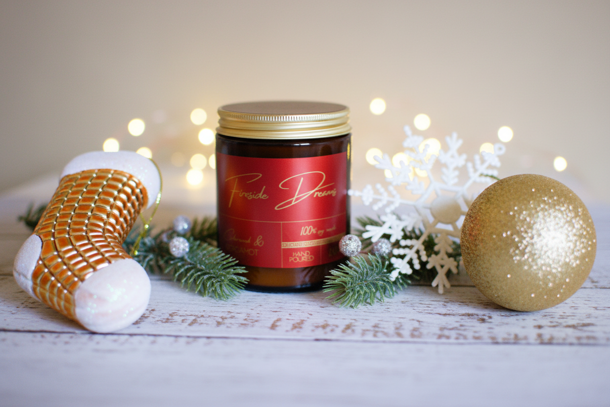 Sójová svíčka Fireside Dreams 180ml