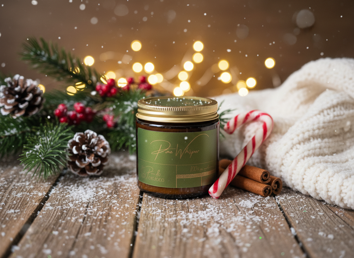 Sójová svíčka Pine Whisper 120 ml