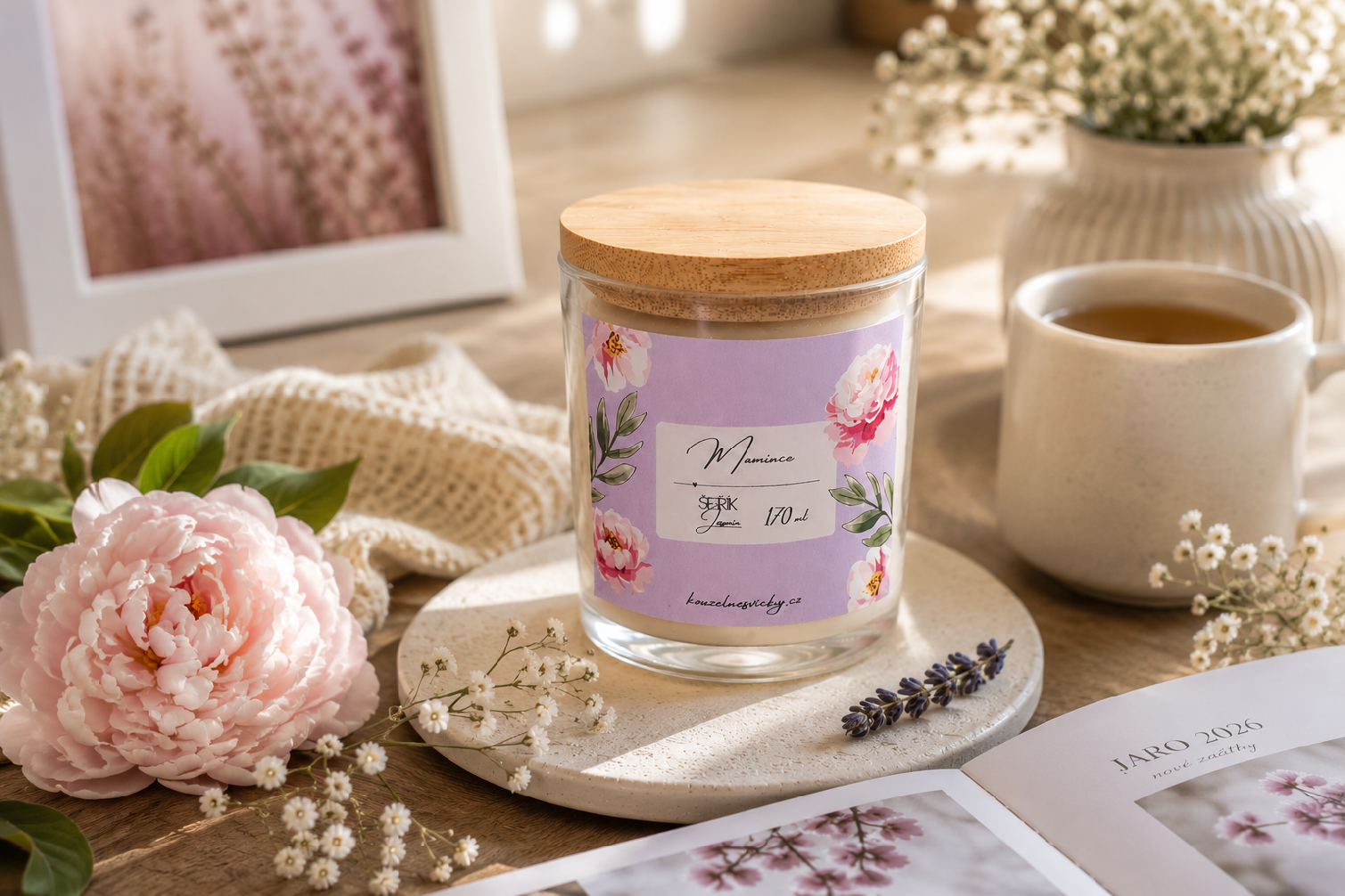 Sójová svíčka Mamince 170ml