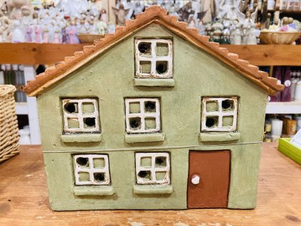 Keramický led domeček svítící