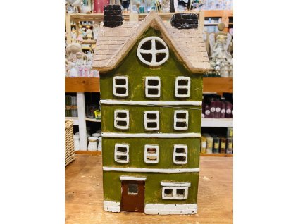 Keramický domek na svíčku