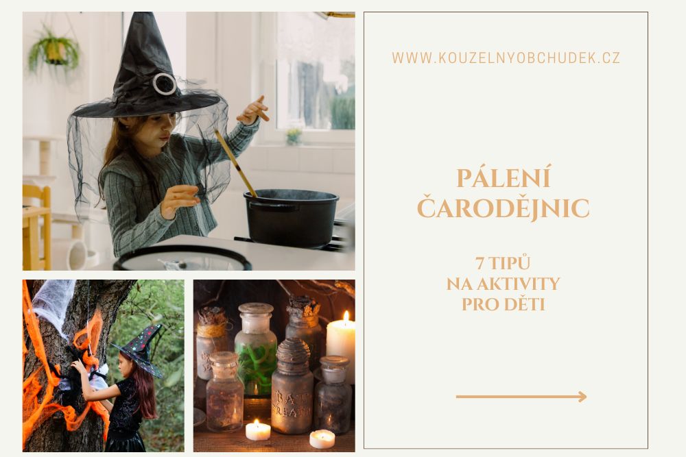 Pálení čarodějnic s dětmi: Aktivity na doma i na venkovní stezku + PDF recepty zdarma