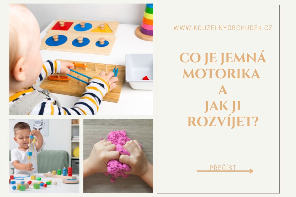 Co je jemná motorika a jak ji rozvíjet?