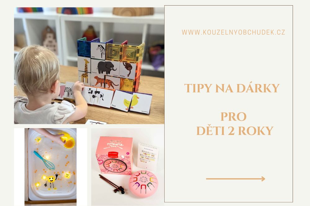 Tipy na dárky pro děti 2 roky: co vybrat k narozeninám nebo k Vánocům?