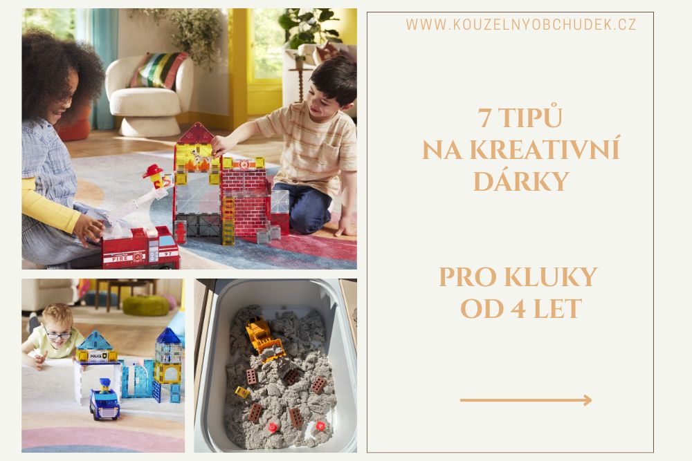 7 tipů na kreativní hračky pro kluky 4 roky