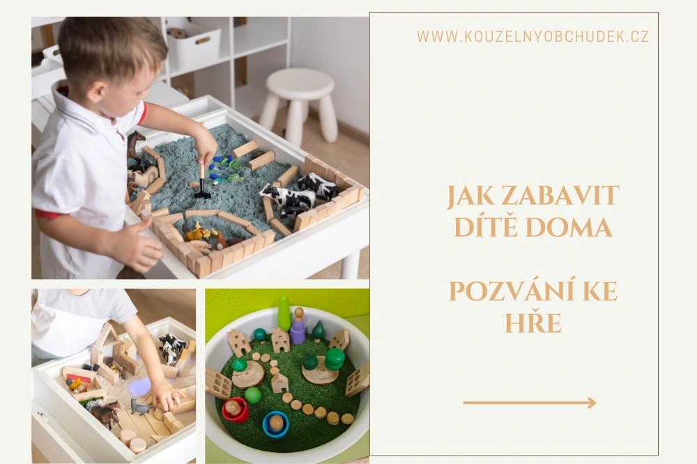 Pozvání ke hře: Tajemství, jak zabavit dítě na 30 minut (a konečně si vypít teplou kávu)