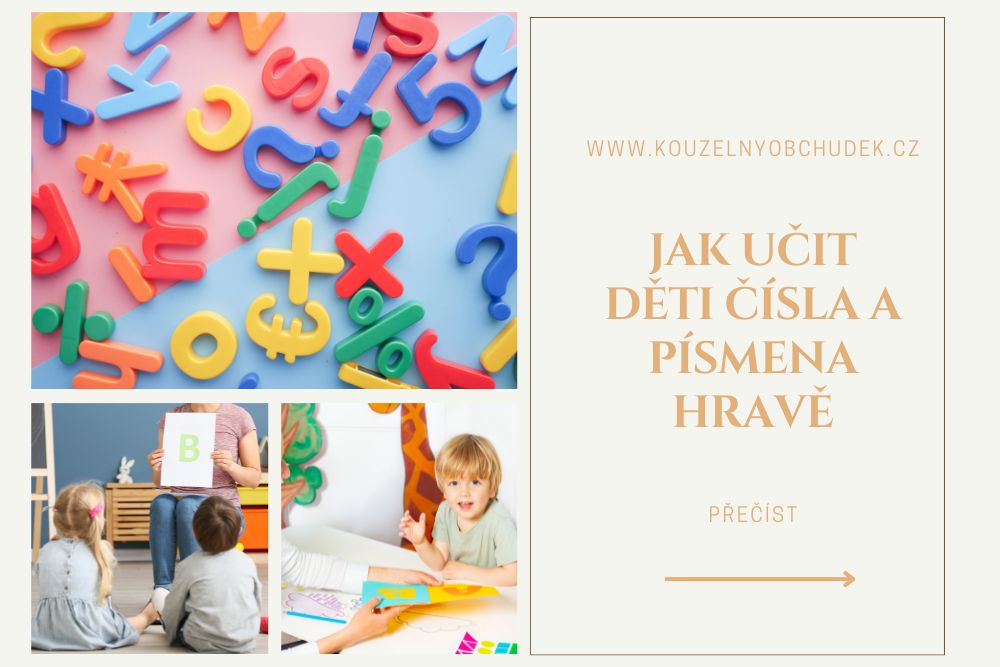 Jak naučit děti čísla a písmena hravou formou?
