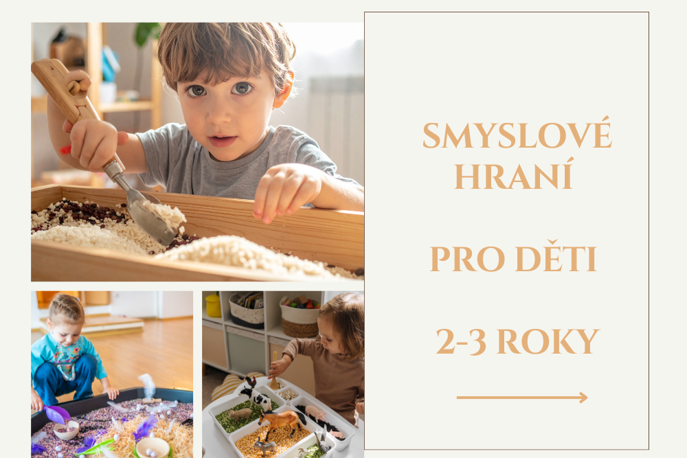 Smyslové hraní pro děti 2–3 roky: tipy na aktivity, které podporují vývoj
