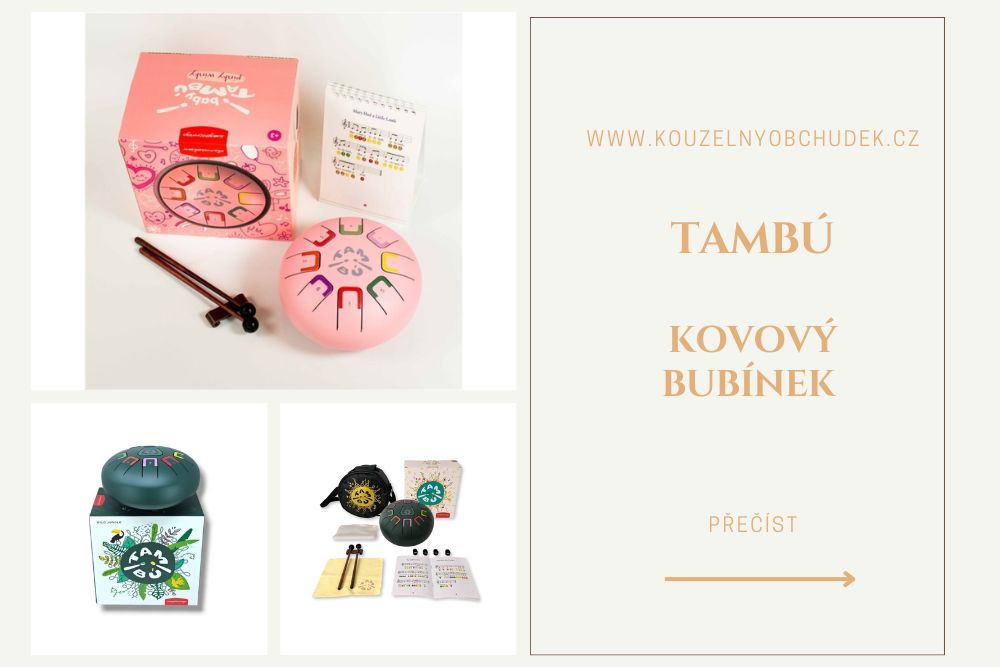 Tambú: Kouzelný kovový bubínek pro děti, který rozvíjí hudební sluch i kreativitu