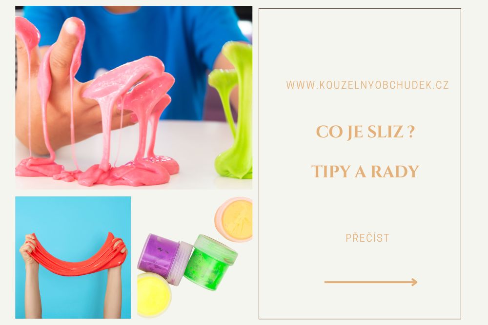 Dětský sliz: Bezpečný sliz pro děti, který rozvíjí, uklidňuje a baví