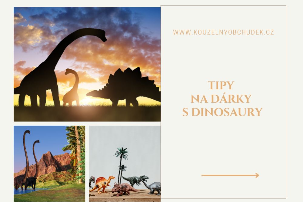 Tipy na dárky s dinosaury