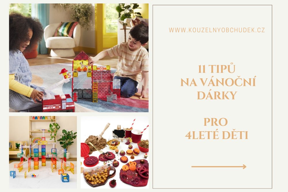 11 tipů na vánoční dárky pro děti 4 roky