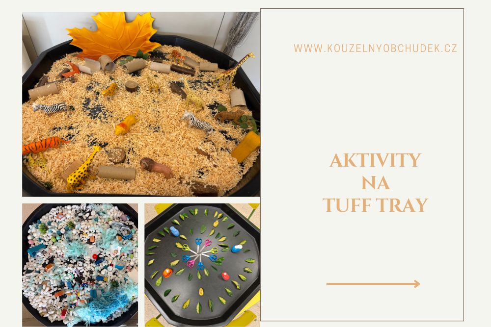 Tuff Tray na smyslové hraní: co dát do Tuff Tray a inspirace na aktivity pro děti