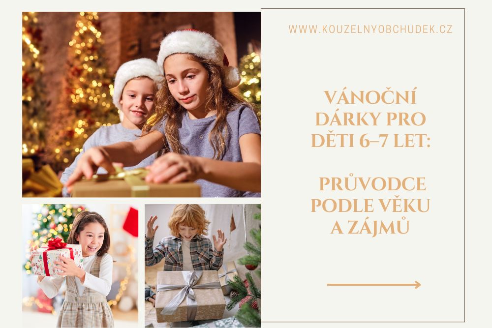 Vánoční dárky pro děti od 6 let: výběr pro kluky i holky