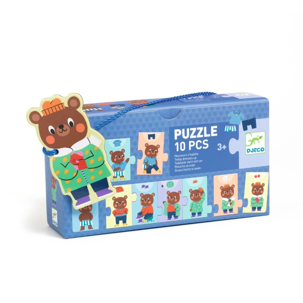 Djeco puzzle Medvídek se obléká