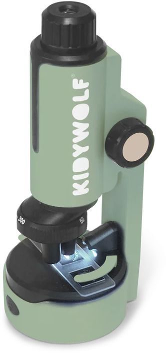 Přenosný dětský mikroskop Kidywolf Kidymicroscope v modré barvě