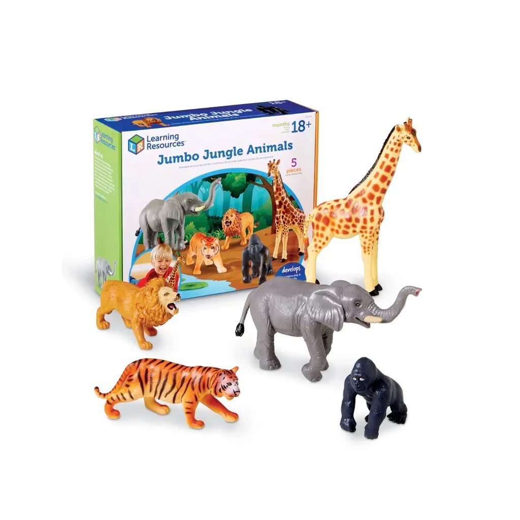 Jumbo Jungle Animals – velké figurky zvířat z džungle
