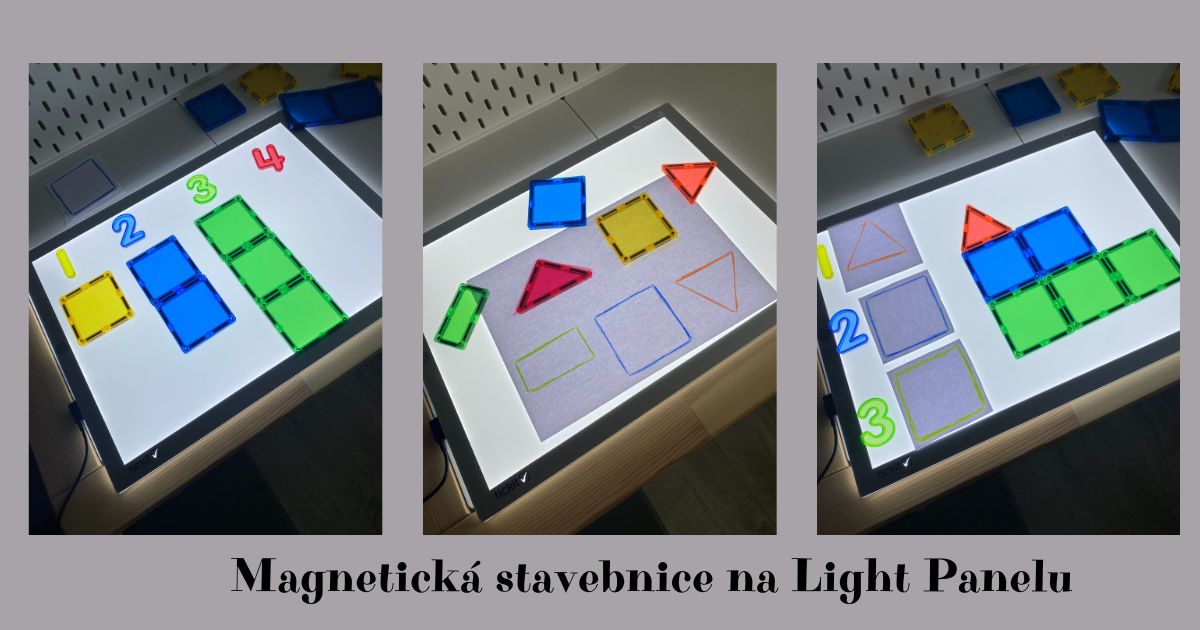 Pět her s magnetickou stavebnicí