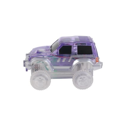 Cleverclixx - Svítící závodní auto k magnetické dráze, Fialové