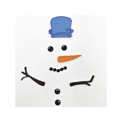 Miniatury na výrobu sněhuláka