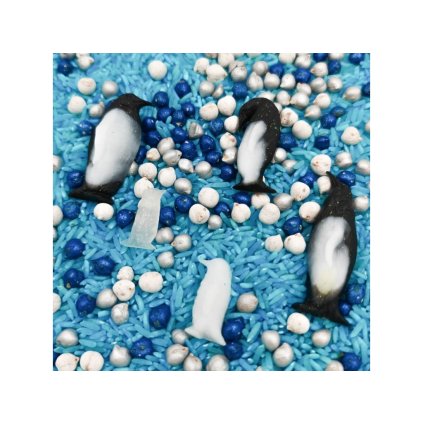 Tučňáci z pryskyřice 5 ks