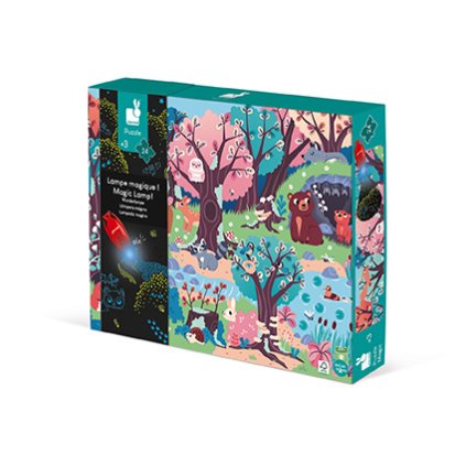 J02653 Janod Magicke puzzle V lese s baterkou 04