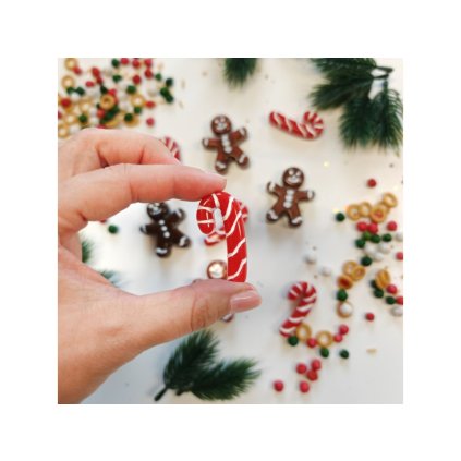 Cukrová hůlka z pryskyřice