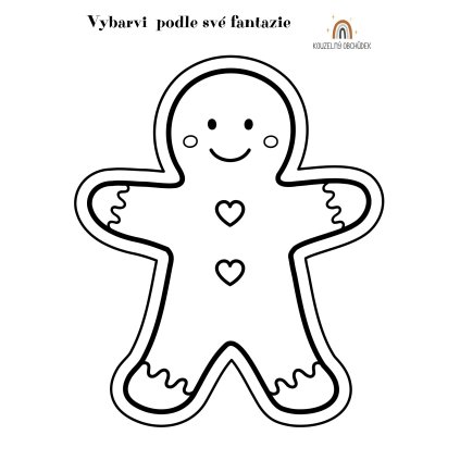 Omalovánka Perníček