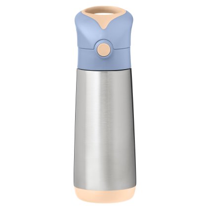 b.box Termoska na pití s brčkem 500 ml - broskvová