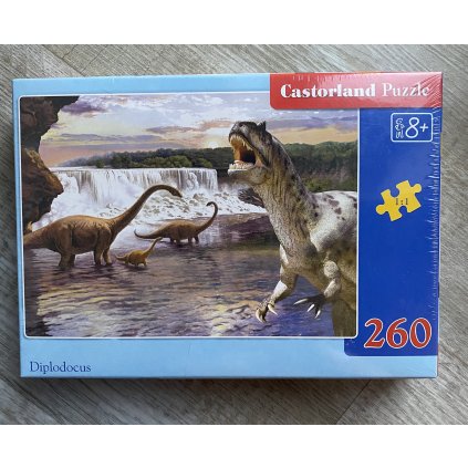 Puzzle Castorland 260 dílků - Dinosauři