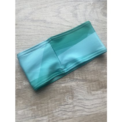 Drexiss funkční čelenka Shapes Green DOSPĚLÁ, podzim/zima, obvod 53cm+