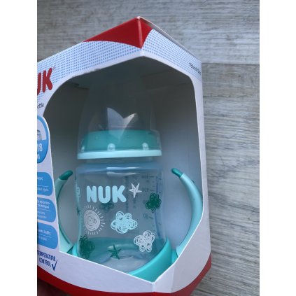 NUK First Choise Lahvička na učení s kontrolou teploty 150 ml