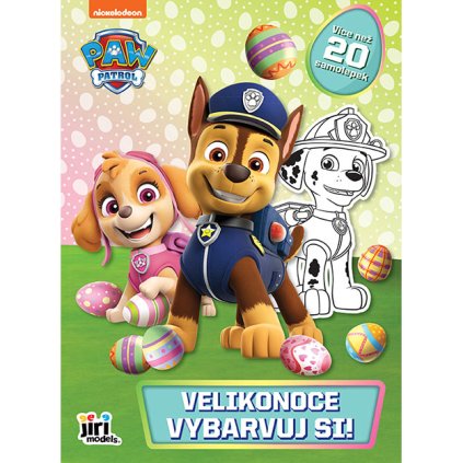 0007760 vybarvuj si tlapkova patrola velikonoce