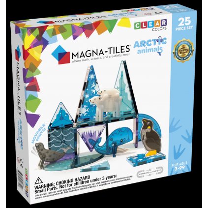 MagnaTiles ArcticAnimals 25pc Carton Angle front