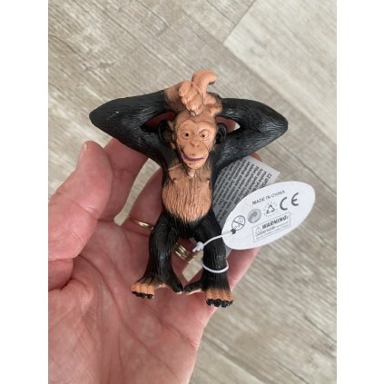 ŠIMPANZ, figurka 10 cm, plast