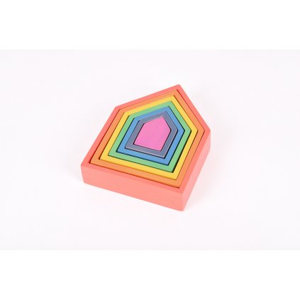 TickiT Rainbow Architect - Dům 7 ks