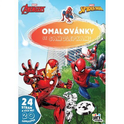 0006690 omalovanky a4 se samolepkami marvel